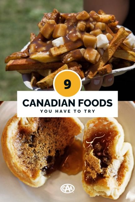 Planning a road trip in Canada, or looking for a fun way to celebrate Canada Day? We've gathered up a diverse mix of must-try foods and explained where is the best place to try them. Here are nine Canadian foods you need to try once in your life. Canadian Breakfast, Canadian Foods, Saskatoon Berry Pie, Saskatoon Berry, Canadian Recipes, Pineapple Pizza, Canada Food, Planning A Road Trip, Butter Tarts