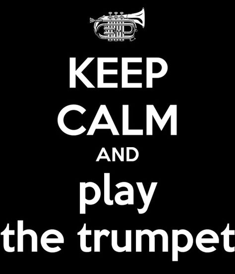 This picture is a little quote I have to always keep me my calm and mellow self. When I need to just "chill" as the kids say I get out my trumpet and play some up-beat rocking Latin or Cuban Music. Trumpet Jokes, Trumpet Quotes, Band Puns, Light Headed, Playing Trumpet, Play Trumpet, Marching Band Memes, Brass Music, Cuban Music