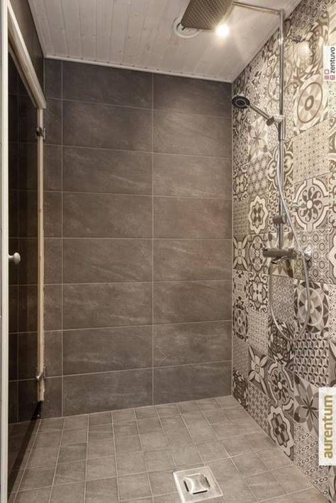 #construction #interiors #instagram #washroomstories #bathroomtiles #grey #ceramic #hygiene Washroom Tiles Design, Patterned Bathroom Tiles, Washroom Decor, Washroom Design, Small Bathroom Makeover, Bathroom Tile Designs, Bathroom Design Decor, Toilet Design, Bathroom Remodel Designs