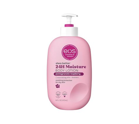 eos Shea Better Body Lotion- Pomegranate Raspberry, 24-Hour Moisture Skin Care, Lightweight & Non-Greasy, Made with Natural Shea, Vegan, 16 fl oz Eos Lotion, Better Body, Pomegranate, Dry Skin, Eos, Body Lotion, Body Care, Beauty And Personal Care, Raspberry