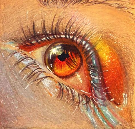 Reflection Drawing, Sun Drawing, How To Draw Anime Eyes, Skin Paint, Sun Painting, Amber Eyes, Eye Sketch, Brown Eye, Art Drawings Sketches Pencil