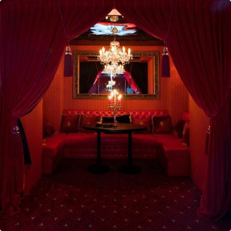 The private VIP room. Lounge Aesthetic, Speakeasy Decor, Strip Clubs, Lounge Club, Nightclub Design, Cute Curtains, Private Lounge, Lounge Party, Vip Lounge