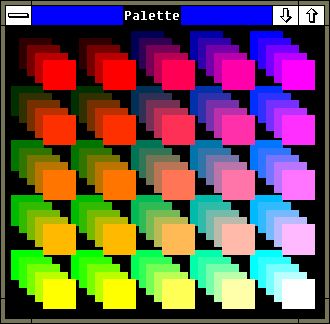 Palette on Windows 2.0, 256 colors Eyestrain Colour Pallete, Eyestrain Palette, Missing Texture Aesthetic, Rave Colour Palette, Eye Strain Art Color Palette, Glitch Color Palette, Webcore Color Palette, Scenecore Palette, Hyperpop Palette