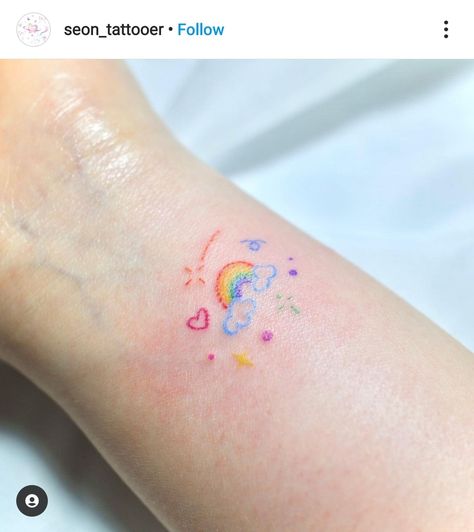 Cute Disney Tattoos, Sparkle Tattoo, Food Tattoos, Cross Tattoos For Women, Funky Tattoos, Small Hand Tattoos, Cute Tattoos For Women, Dainty Tattoos, Cross Tattoo