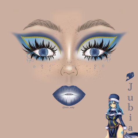 Fairy Tail Makeup, Makeup Chart, Makeup Charts, Face Chart, Fairy Makeup, Fairy Tail, Makeup Artist, Halloween Face, Face Makeup