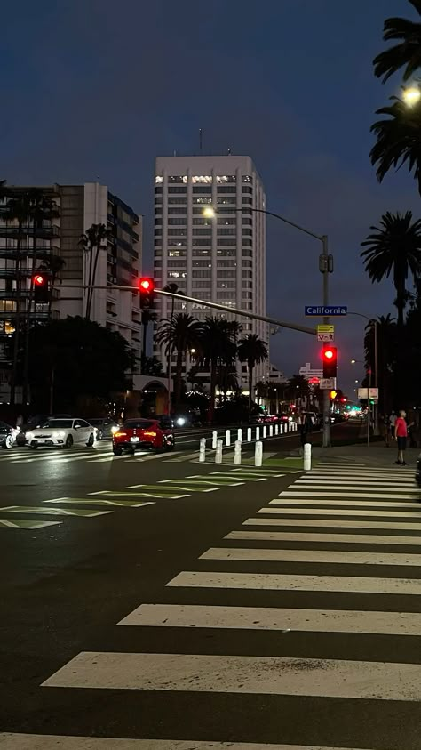 La Night Aesthetic, La Aesthetic Night, La Night Life, Los Angeles California Aesthetic, Los Angeles Aesthetic Night, Los Angeles Night Aesthetic, Hollywood At Night, Santa Monica Aesthetic, Night California Aesthetic