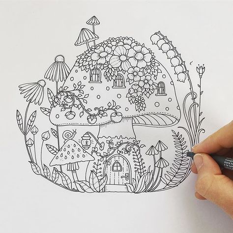 Johanna Basford (@johannabasford) • Instagram photos and videos Christmas Coloring Pages Free, Johanna Basford Christmas, Blank Coloring Pages, Forest Coloring Book, Basford Enchanted Forest, Johanna Basford Enchanted Forest, Enchanted Forest Coloring, Johanna Basford Coloring Book, Adult Colouring Pages