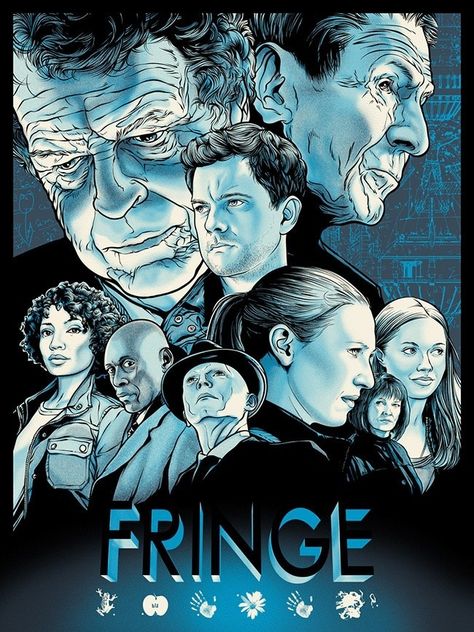 Fringe Series, Fringe Tv Show, Walter Bishop, Septième Art, Fox Tv, Pop Culture Art, Art Series, Comic Illustration, Breaking Bad