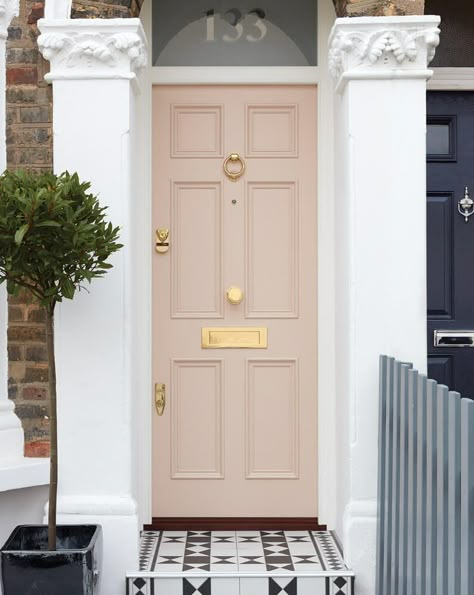 Victorian Front Door, Victorian Front Doors, Pink Front Door, Front Door Inspiration, Victorian Door, Door Inspiration, Pink Door, Painted Front Doors, Door Company