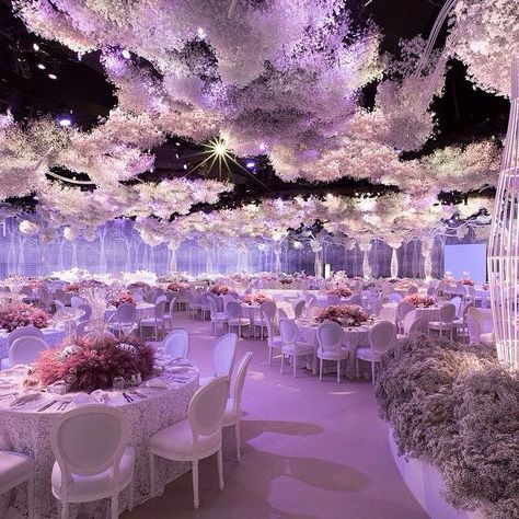 Heaven here on earth. Dream wedding design by designlab events Debut Decorations, Debut Theme, Debut Ideas, Wedding Hall Decorations, Beach Wedding Decorations, Wonderland Wedding, Wedding Decor Elegant, Wedding Goals, Banquet Hall