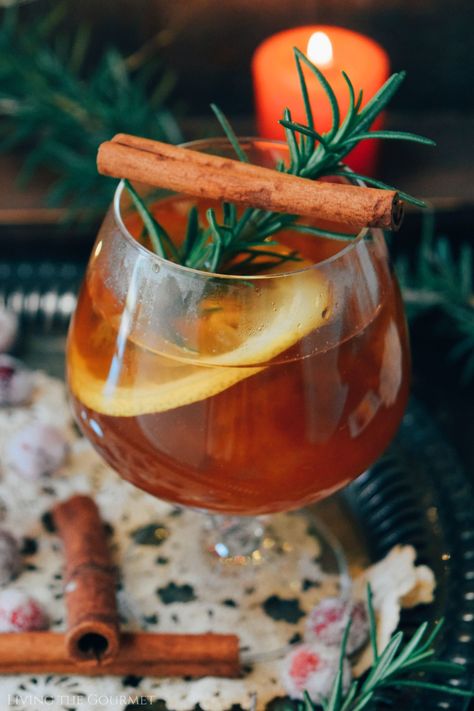 Canelazo (Spiced Herbal Cocktail) - Living The Gourmet Passion Fruit Syrup, Lemon Cocktail, Alcoholic Drink, Seasonal Treats, Flavored Vodka, Alcohol Recipes, Hot Tea, Fruit Flavored, Fruit Smoothies