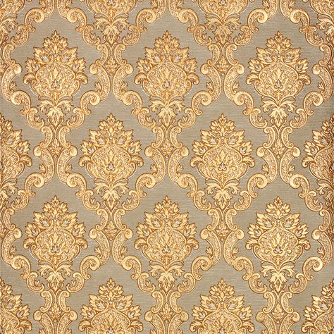 Find More Wallpapers Information about 3D Gold Luxury Wallpaper 3D Damascus Mural Wall Paper Roll Living room bedroom background wallpaper Red Gold papel de parede,High Quality gold knit,China gold wallpaper border Suppliers, Cheap gold jig from Starry Walls Decoration on Aliexpress.com Gold Victorian Wallpaper, Gold Luxury Wallpaper, Gold Wallpaper Living Room, Luxury Wallpapers, Golden Wallpaper, Gold Living, Bedroom Background, Wallpaper For Wall, Antique Wallpaper