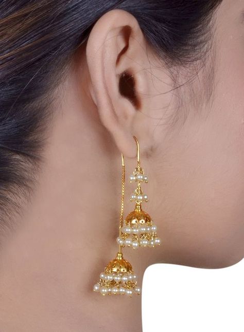 This Wedding Earrings item by SignoraArt has 543 favorites from Etsy shoppers. Ships from India. Listed on Jun 28, 2024 Hanging Earrings Gold, Jhumka Earrings Gold, Gold Jhumka, Gold Jhumka Earrings, Indian Earrings, Jhumka Earrings, Wedding Jewelry Earrings, Hanging Earrings, Gold Plated Silver