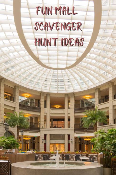 53 Fun Mall Scavenger Hunt Ideas - Fun Party Pop Mall Scavenger Hunt List, Mall Scavenger Hunt Ideas, Mall Scavenger Hunt For Teens, Mall Birthday Party, Shopping Birthday Party, Mall Birthday, Staycation Ideas Family, Teen Scavenger Hunt, Mall Scavenger Hunt