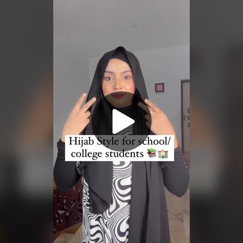 Hijab For School Student, Abaya For College, Hijab For School, Style For School, Hijab Style, School College, College Students, Hijab Fashion, Make Your Day