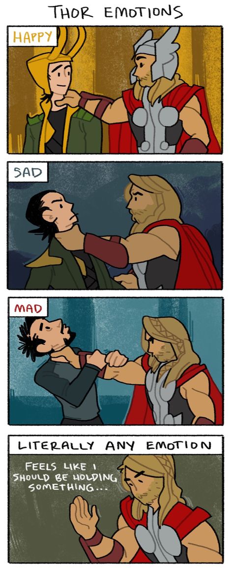 Holding something..... A throat? Avengers Funny Fanart, Marvel Avengers Fanart, Avengers Memes Hilarious, Avengers Funny Quotes, Avengers Fanart, Marvel Bts, Avengers Aesthetic, Thor And Loki, Comic Artwork