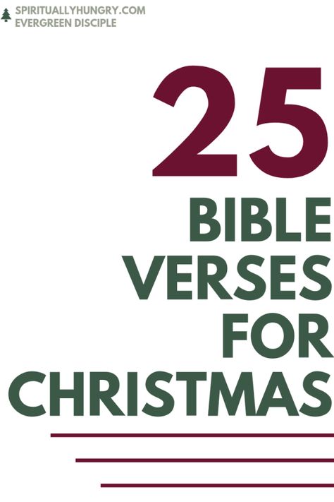 25 Scripture For Christmas - Spiritually Hungry Bible Verse For December, Scripture For Christmas Cards, Scriptures For Christmas, Christmas Bible Verses Scriptures, Bible Verses For Christmas, Christmas Scriptures, Christian Christmas Quotes, Advent Scripture, Christmas Devotional