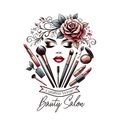 Makeup Business Logo, Nails Logo Design, Glamour Logo, Beauty Salon Logo Design, Logo Lashes, Logo Beauty Salon, Logo Design Women, Nails Logo, Makeup Logo Design