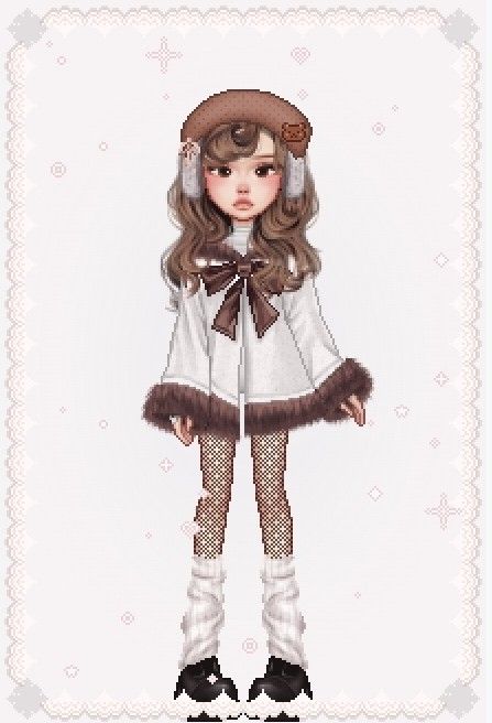 Everskies Winter Outfits, Lace Kitten Heels, Bratz Outfit, Everskies Characters, Everskies Outfit Ideas, Desired Wardrobe, Outfits Coquette, Gaia Online, Everskies Fits