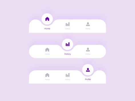 Bottom Navigation Ui, Bottom Navigation, App Navigation, Navigation Ui, การออกแบบ Ui Ux, App Design Ideas, Mobile Navigation, Navigation App, Ui Buttons