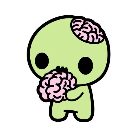 Zombie Cute, Zombie Png, Cute Zombie, The Brain, Zombie, Cool Art, Brain, Collage, Pins