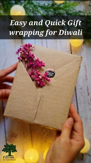 Diwali Gift Wrapping Ideas, Diy Wrapping Ideas, Hamper Diy, Fun And Easy Diys, Diy Wrapping, Artsy Ideas, Easy Diys, Wrapped Gifts, Diwali Decor