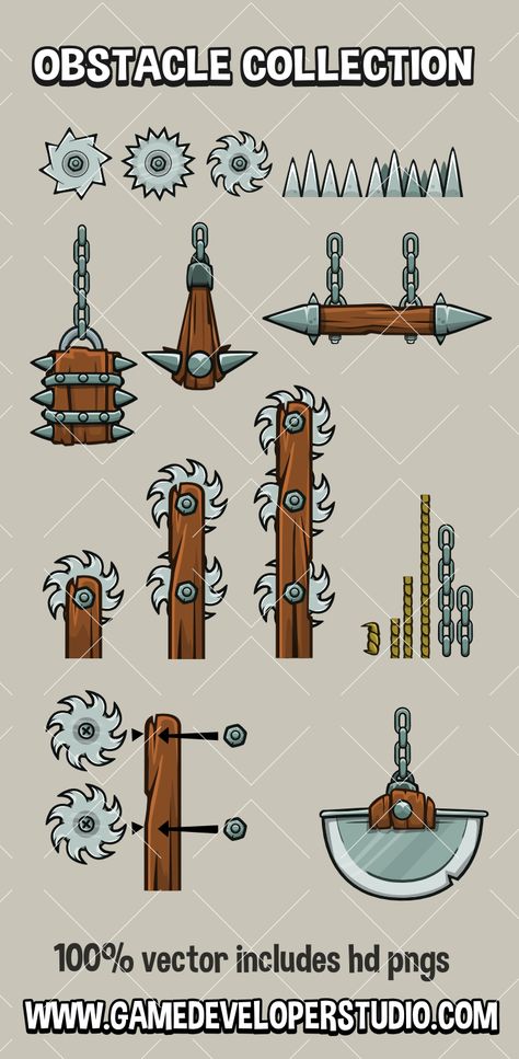 Game obstacles and hazzards 2d Platformer, 2d Game Character Design, 2d Platformer Level Design, Game Maker Studio, 3d Game Assets, 2d Game Sprites, 2d Game Assets, 2d Platformer Tileset, Game Assets 2d