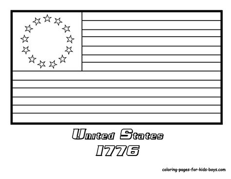 Betsy Ross flag Printable American Flag, American Flag Drawing, American Flag Coloring Page, Classical Conversations Foundations, First American Flag, American Flag Kids, Bunny Coloring, July Colors, Flag Printable