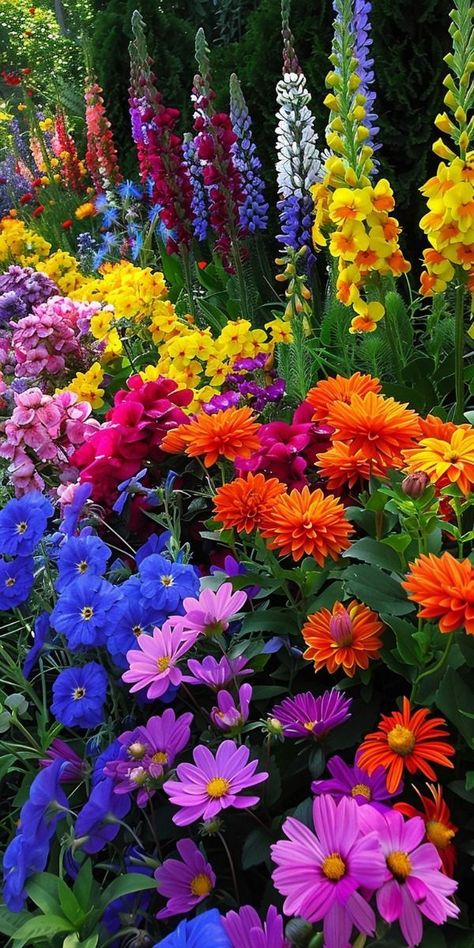 Flower Bed Designs, Garden Inspo, Perennial Flowers, Cottage Garden Design, Beautiful Flowers Photos, Women Faces, Dream Book, Flower Gardens, Beautiful Flowers Garden