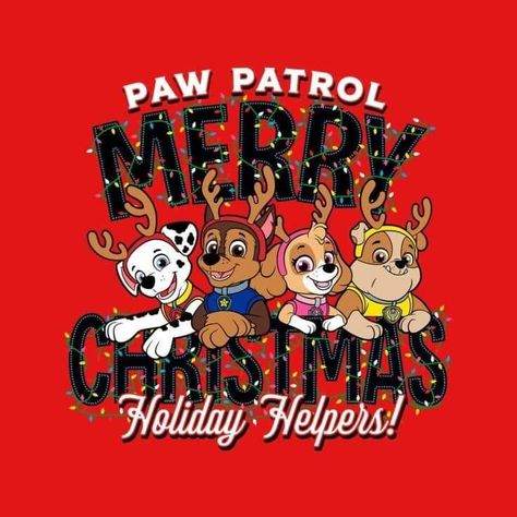 Paw Patrol Christmas, Chase Paw Patrol, Paw Patrol Birthday, Christmas Animals, Kelly Green, Paw Patrol, Antlers, Dog Love, Heather Grey