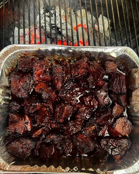 Saucy and Sticky Beef Chuck Roast Burnt Ends Chuck Roast Burnt Ends, Roast Burnt Ends, Sticky Beef, Lamb Marinade, Smoked Chuck Roast, Pork Rub, Burnt Ends, Barbeque Sauce, Salad Sauce