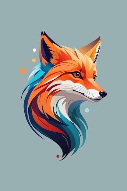 Bright vector fox head logo | Premium Vector #Freepik #vector #wolf-cartoon #cute-wolf #squirrel #wolf Fox Magic, Fox Icon, Wolf Cartoon, Fox Vector, Fox Cartoon, Woodworking Jig Plans, Fox Family, Fox Squirrel, Woodworking Jig