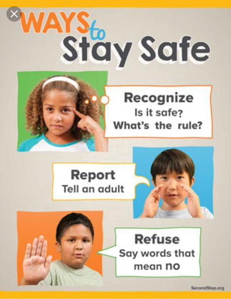 Second Step Curriculum, Stranger Danger Activities, Teaching Safety, Safety Rules For Kids, Kids Safety, School Safety, Safety Rules, Children's Rights