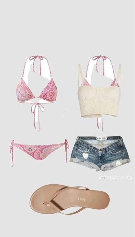 Summer Outfits With Swimsuit, Summer Outfits Swimsuit, Summer Outfits Bikinis, Pool Outfit Ideas Summer, Outfit Ideas Summer Vacation, Outfit Swimming, Swim Outfits, Summer Beach Outfits, Pool Outfit