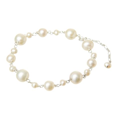 Simple Bracelet Ideas, Kate Middleton Jewelry, Pearl Ideas, Pearl Bracelet Silver, Bracelets With Beads, Wedding Jewelry Ideas, Pearls Jewellery, Pearl Chains, Pearl Bracelet Wedding