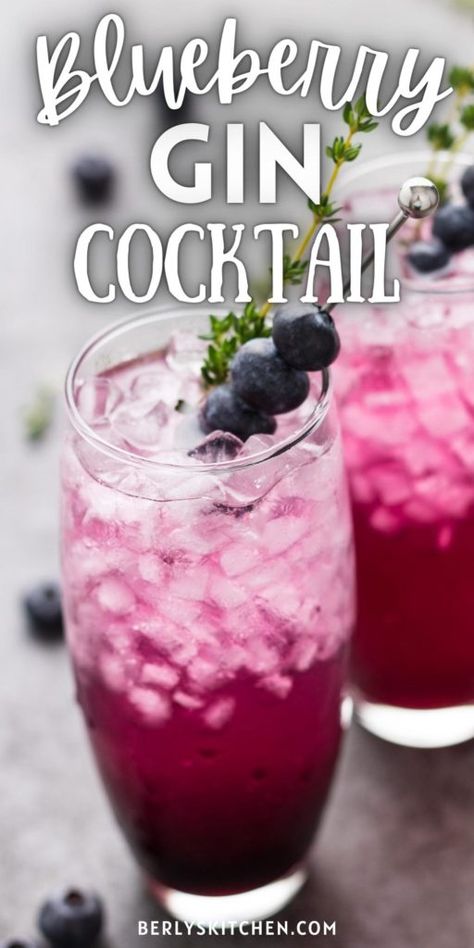 Blueberry Gin And Tonic, Blueberry Gin Cocktail, 3 Ingredient Snacks, Cinnamon Sangria, Tequila Lemonade, Blackberry Bourbon Smash, Peach Margaritas, Tequila And Lemonade, Vodka Cranberry Cocktail