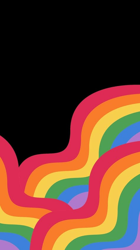 Pride Wallpapers Rainbow, Simple Pride Wallpaper, Apple Pride Wallpaper 2023, Pride Rainbow Wallpaper, Pride Iphone Wallpaper Aesthetic, Iphone Pride Wallpapers, Minimalist Pride Wallpaper, Phone Backgrounds Rainbow, Pride Watch Face Wallpaper