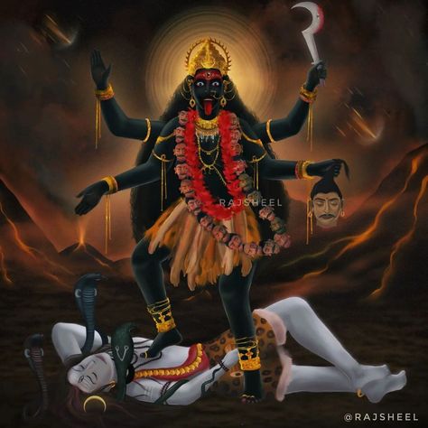 Kali Mata Mantra, Kali Dance, Time Goddess, Maa Kali Images, God Hindu, Ma Kali, Kali Images, Maa Durga Photo, Indian Goddess Kali