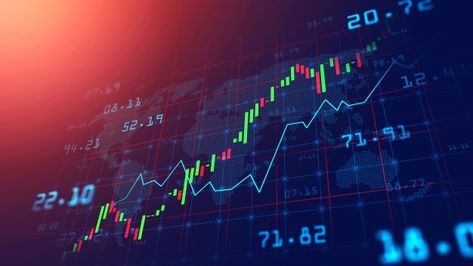 Stock market or forex trading graph in g... | Premium Photo #Freepik #photo #business #abstract #cover #technology Stock Market Wallpaper Creative, Stock Market Wallpaper, Stock Graphs, Market Wallpaper, Trader Life, Corporate Report, Trading Floor, Linkedin Cover, Story In Pictures