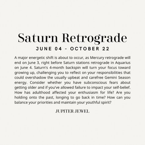 Saturn Retrograde, Attract Your Soulmate, Gemini Season, Mercury Retrograde, June 2022, Lucky Day, Spice Up, Getting Old, For Love