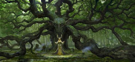 141 Solas Dragon Age, 다크 판�타지, Fantasy Forest, Forest Creatures, Fantasy Setting, Fantasy Places, High Fantasy, Arte Fantasy, 판타지 아트