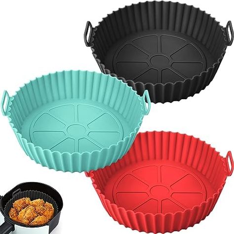 3 Pack Silicone Air Fryer Liners, Reusable Airfryer Liners, Air Fryers Accessories Compatible with Ninja Tower COSORI Tefal Tiastar, Kitchen Accessories Replacement Disposable Parchment Paper Liner Check more at https://uk.productsoffer.in/3-pack-silicone-air-fryer-liners-reusable-airfryer-liners-air-fryers-accessories-compatible-with-ninja-tower-cosori-tefal-tiastar-kitchen-accessories-replacement-disposable-parchment-paper-liner/ C Stand, Air Fryer Liners, Air Fryer Accessories, Paper Liner, Air Fryers, Parchment Paper, Kitchen Accessories, Air Fryer, Kitchen Appliances