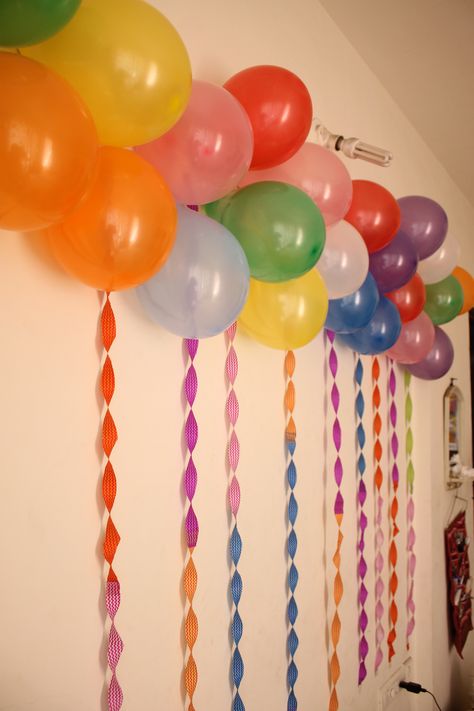 colour the world with rainbow of joy :D Prom Balloons, Party City Balloons, Beautiful Balloons, One Year Birthday, Baby Activities, Balloons Party, Colorful Birthday, Colourful Balloons, School Themes