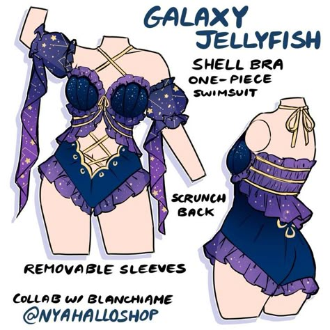 Swimsuit Design Drawing, Shark Swimsuit, Country Wedding Gowns, Shell Bra, Clothing Sketches, Dress Design Drawing, Clothing Design Sketches, Fashion Drawing Dresses, Drawing Anime Clothes