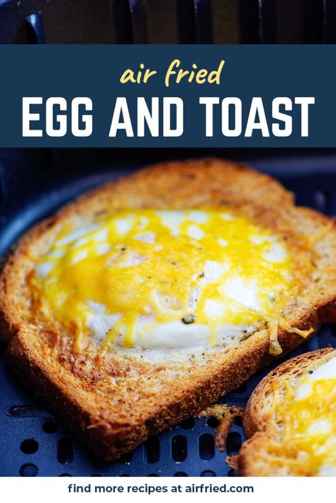 Airfryer Breakfast, Egg And Toast, Recipes Eggs, Air Fryer Breakfast, Panini Grill, Air Fryer Recipes Breakfast, New Air Fryer Recipes, Air Fryer Recipes Snacks, Air Fryer Cooking Times