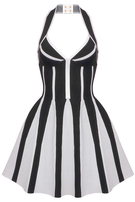 Halter A Line Dress Black White - 

Color: Black, white
Halterneck
Sleeveless
A-line design
Open back design
Contrast design
Length: Mini

Style: dress to impress, spring outfits, spring dresses, spring 2025 fashion trends, summer outfits 2025, summer 2025 outfits, spring wedding guest outfit, spring fashion, prom dresses, prom dress, spring 2025 outfits, spring break outfits, black dresses, white dresses, halter dresses, skater dresses, striped dresses, a line dresses Spring Wedding Guest Outfit, A Line Dress Black, 2025 Outfits, Wedding Guest Outfit Spring, 2025 Summer, Halter Dresses, Striped Dresses, Contrast Design, Fashion Trends Summer