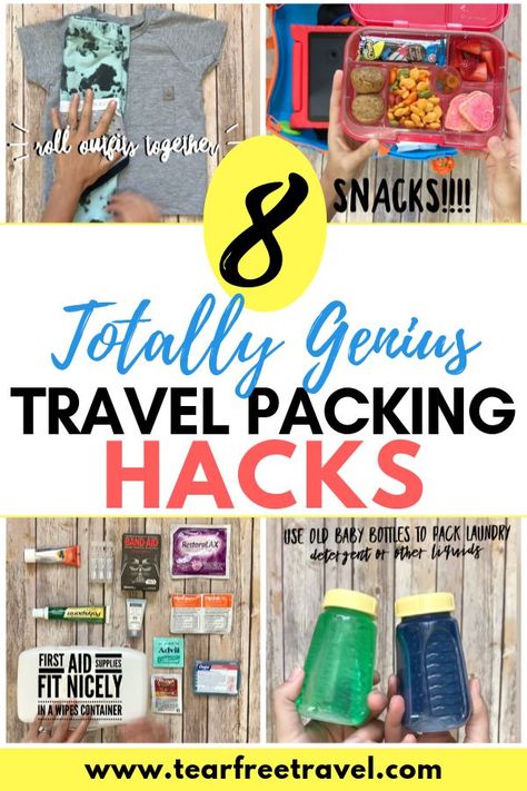 Travel Packing Hacks, Vacation With Family, Business Trip Packing, Packing Hacks, Suitcase Organization, Image Chat, International Travel Tips, Luggage Organization, Toddler Travel