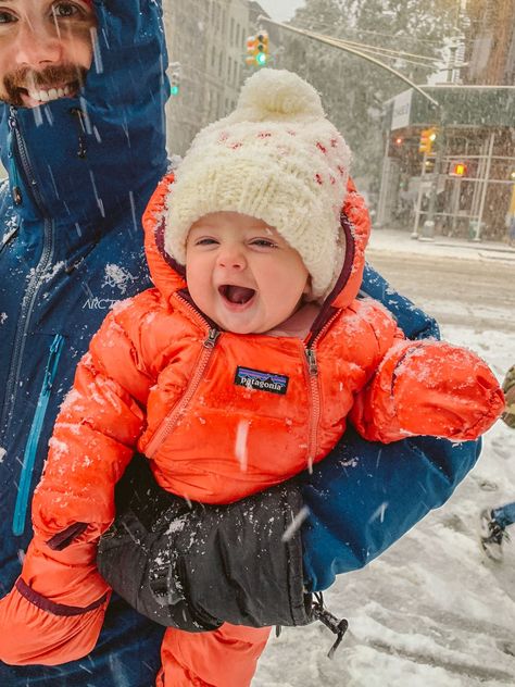 the first snow. Wanting A Baby, Baby Fits, Foto Baby, First Snow, Everything Baby, Baby Outfits