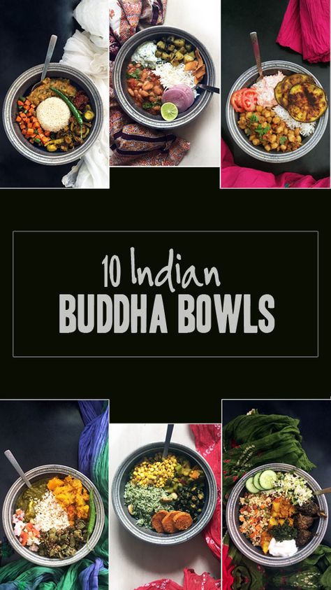 10 Indian Buddha Bowls, plus Buddha Bowl Tips | The Steaming Pot Buddha Bowl Sauce, Indian Buddha, Buddha Bowls Recipe, Healthy Bowls Recipes, Healthy Indian Recipes, Buddha Bowls, Healthy Bowls, Veggie Bowl, Buddha Bowl