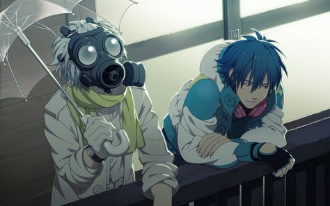 Dramatical Murder Nitro Chiral, Wallpaper Dekstop, Gas Mask, Computer Wallpaper, Anime Ships, Visual Novel, Overwatch, Cute Icons, Anime Images